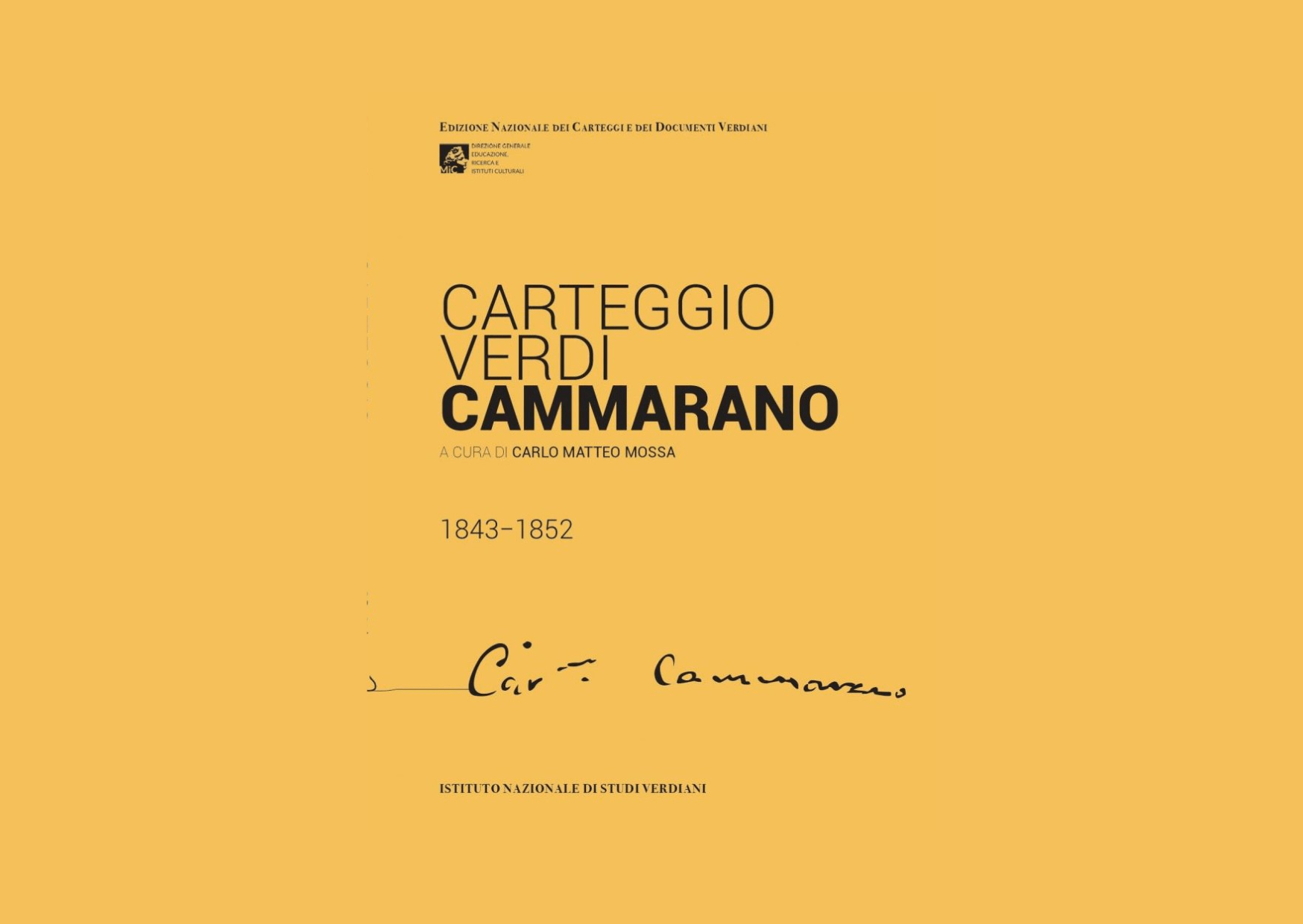 Carteggio Verdi Cammarano